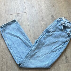 Abercrombie & Fitch Light Blue Women's Straight Leg Jeans